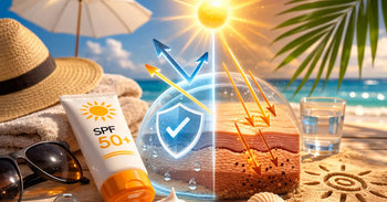 how sunscreen works to prevent tanning and protect skin from UV damage