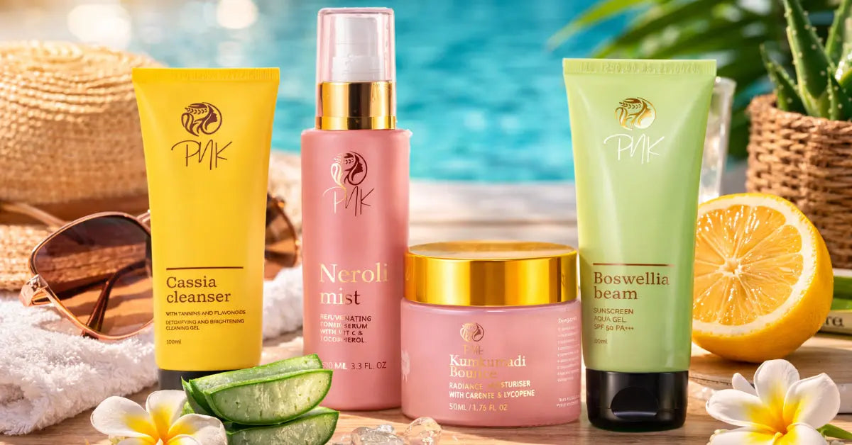 natural summer skincare routine for glowing face