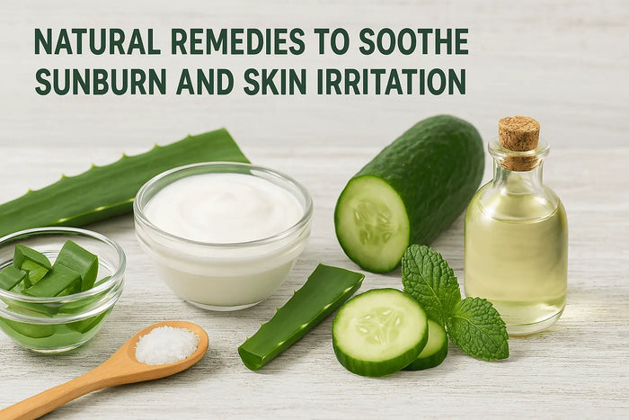 Natural Remedies to Soothe Sunburn and Skin Irritation - Pnk Beauty
