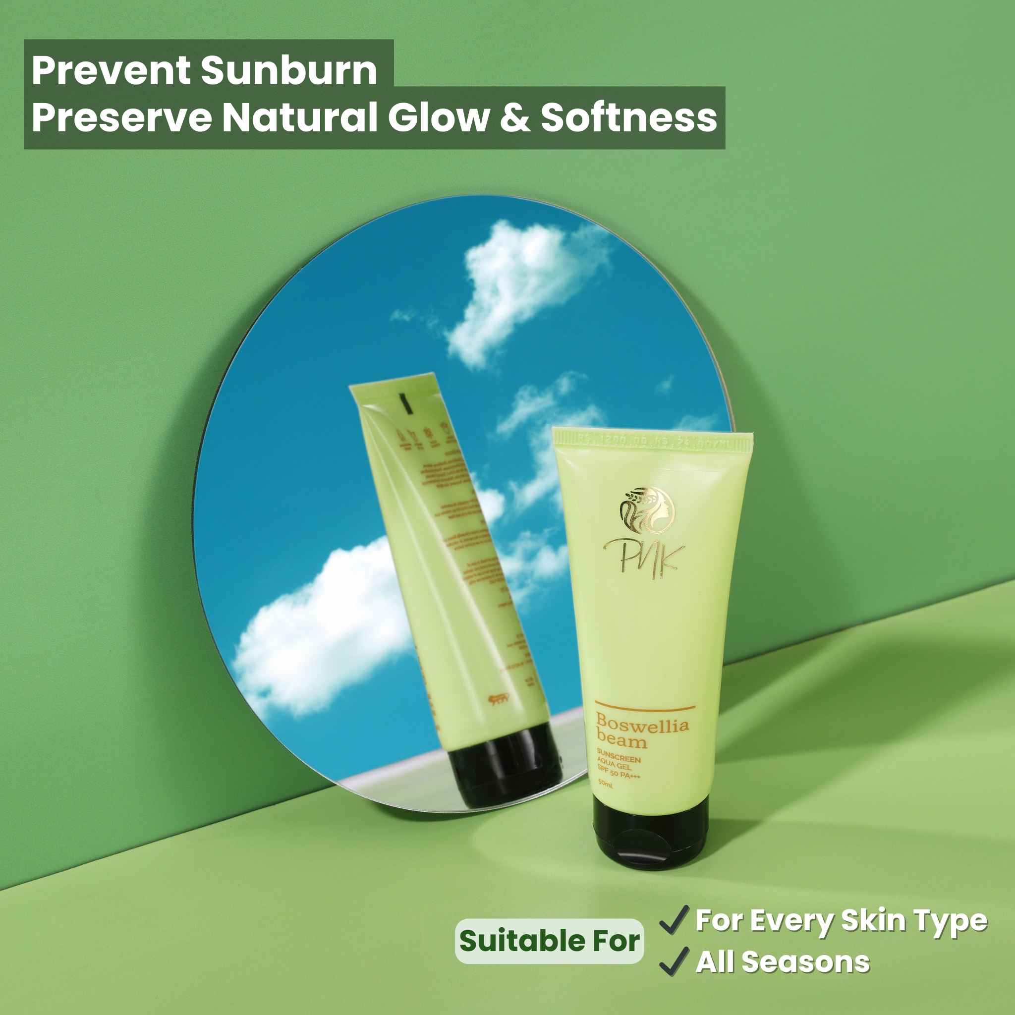 Boswellia Beam Sunscreen Aqua Gel