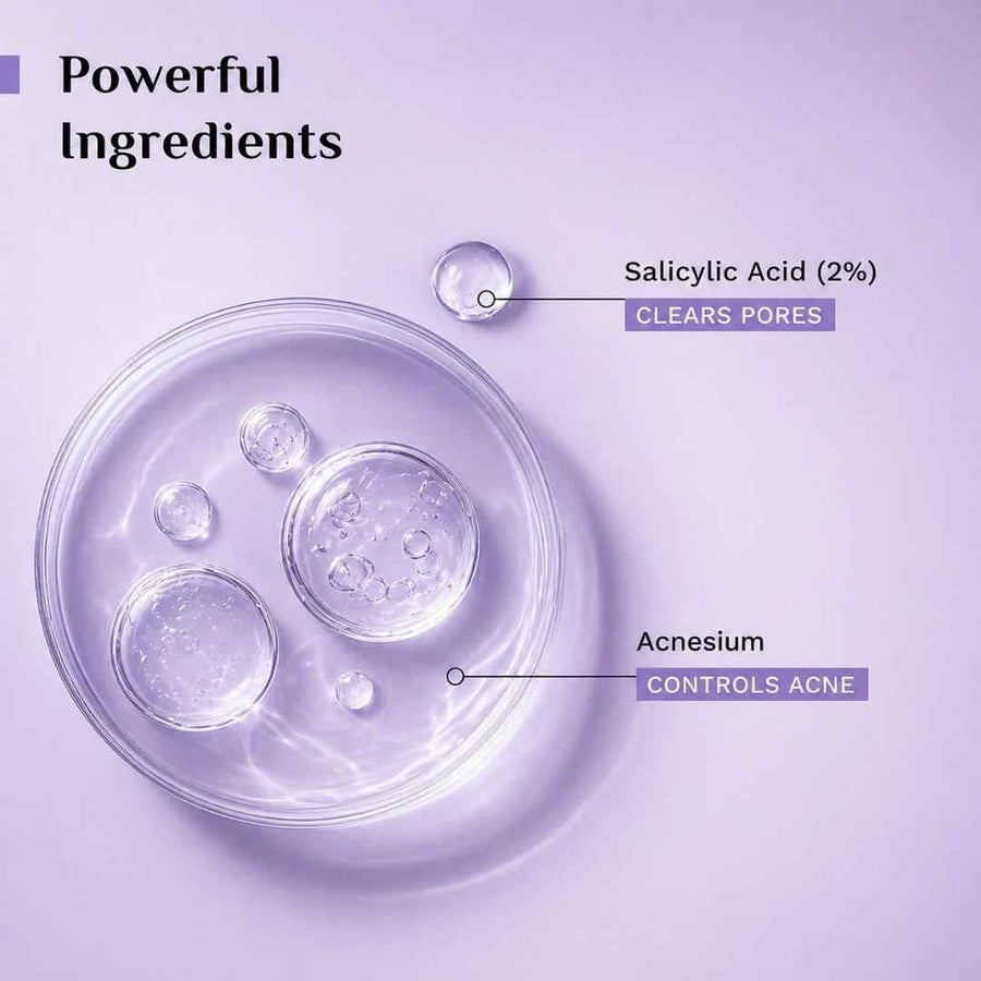 Evoaked Acne Series – Salicylic Acid Face Serum