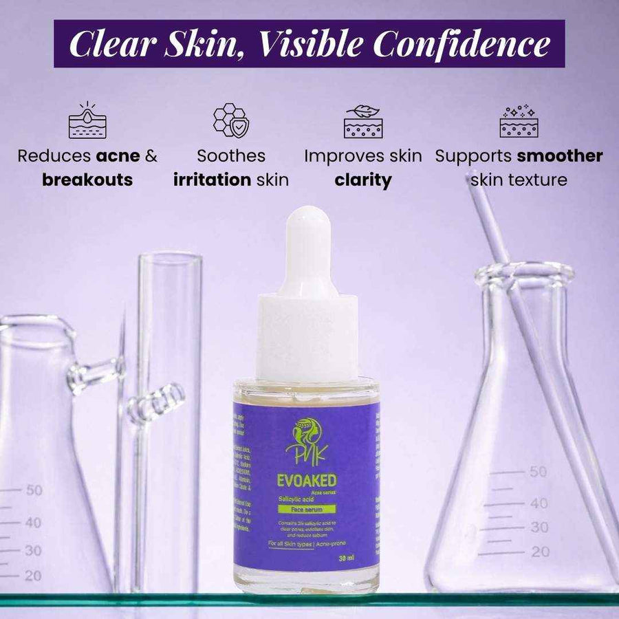 Evoaked Acne Series – Salicylic Acid Face Serum