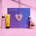 PNK Radiant Skin Essentials Pack of 4: Cassia Cleanser, Neroli Mist Toner, Olibanum Serum, Kumkumadi Bounce Moisturizer