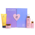 PNK Radiant Skin Essentials Pack of 4: Cassia Cleanser, Neroli Mist Toner, Olibanum Serum, Kumkumadi Bounce Moisturizer