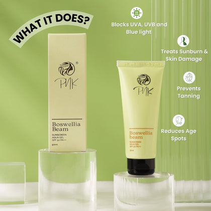 Boswellia Beam Sunscreen Aqua Gel - Pnk Beauty