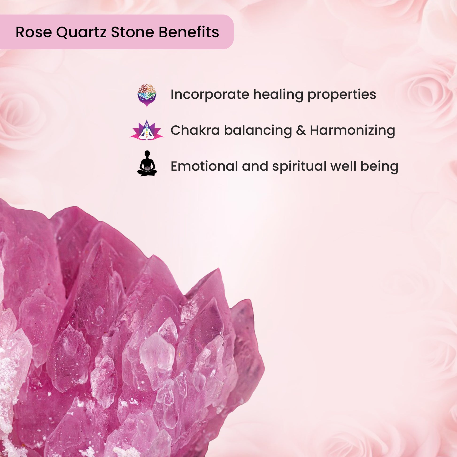 PNK Radiance Rose Quartz Gua Sha & Jade Roller (Combo set)