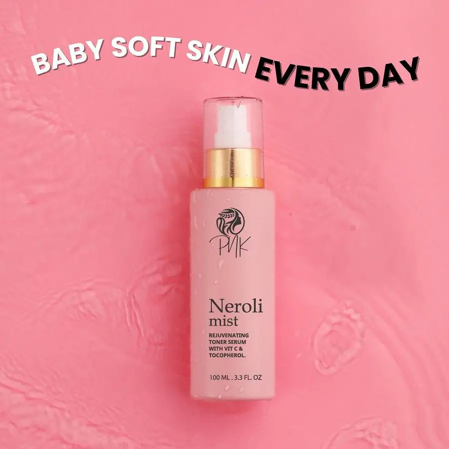 Neroli Mist Toner <br> Infused with vitamin C and Tocopherol - Pnk Beauty