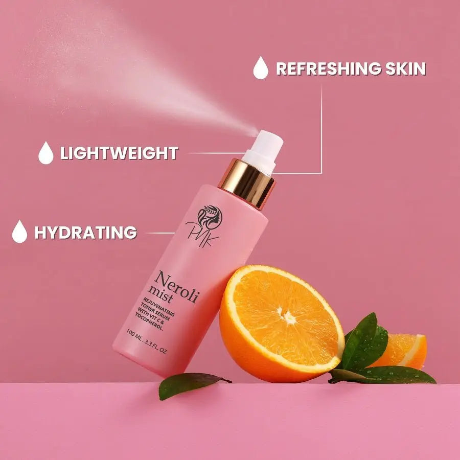 Neroli Mist Toner <br> Infused with vitamin C and Tocopherol - Pnk Beauty